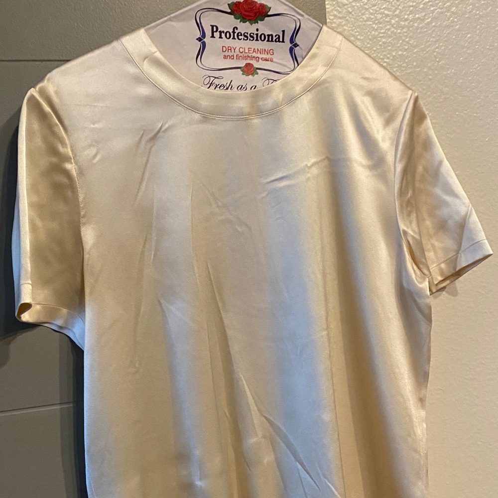 St. John Cream Blouse